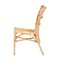 Bali & Pari Ammi Modern Bohemian Natural Brown Rattan Dining Chair 209-12791-ZORO - alternate 4